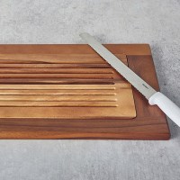 Acacia Wood Slatted Chopping Board